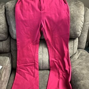 SHEIN Pink Wide Leg Pants